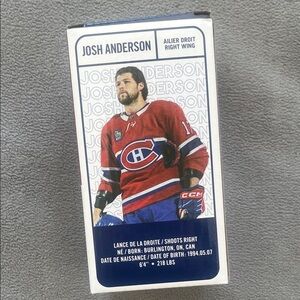 NHL Josh Anderson Collectible Figure - Red and Blue Jersey